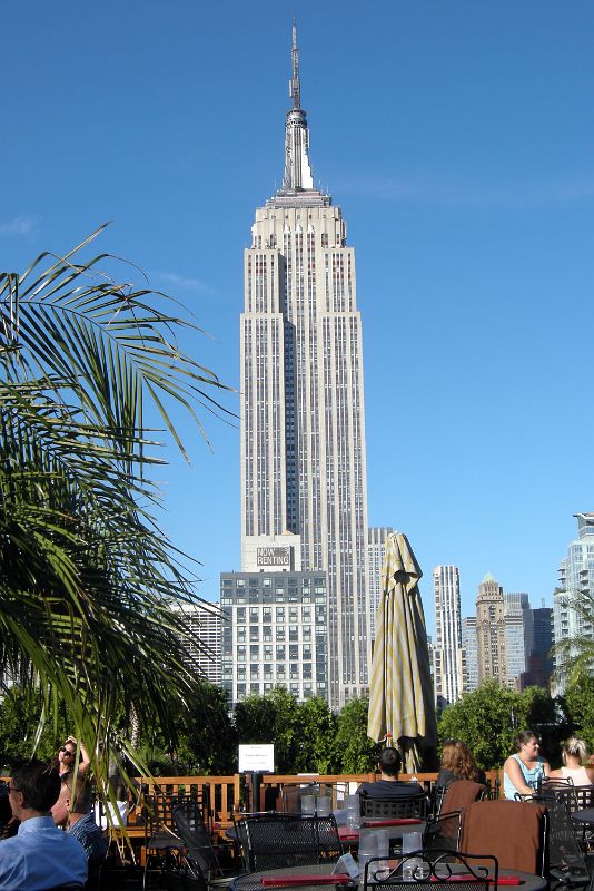 12-02 New York Empire State Building In The Afternoon From 230 Fifth Ave Rooftop Bar Near New York Madison Square Park